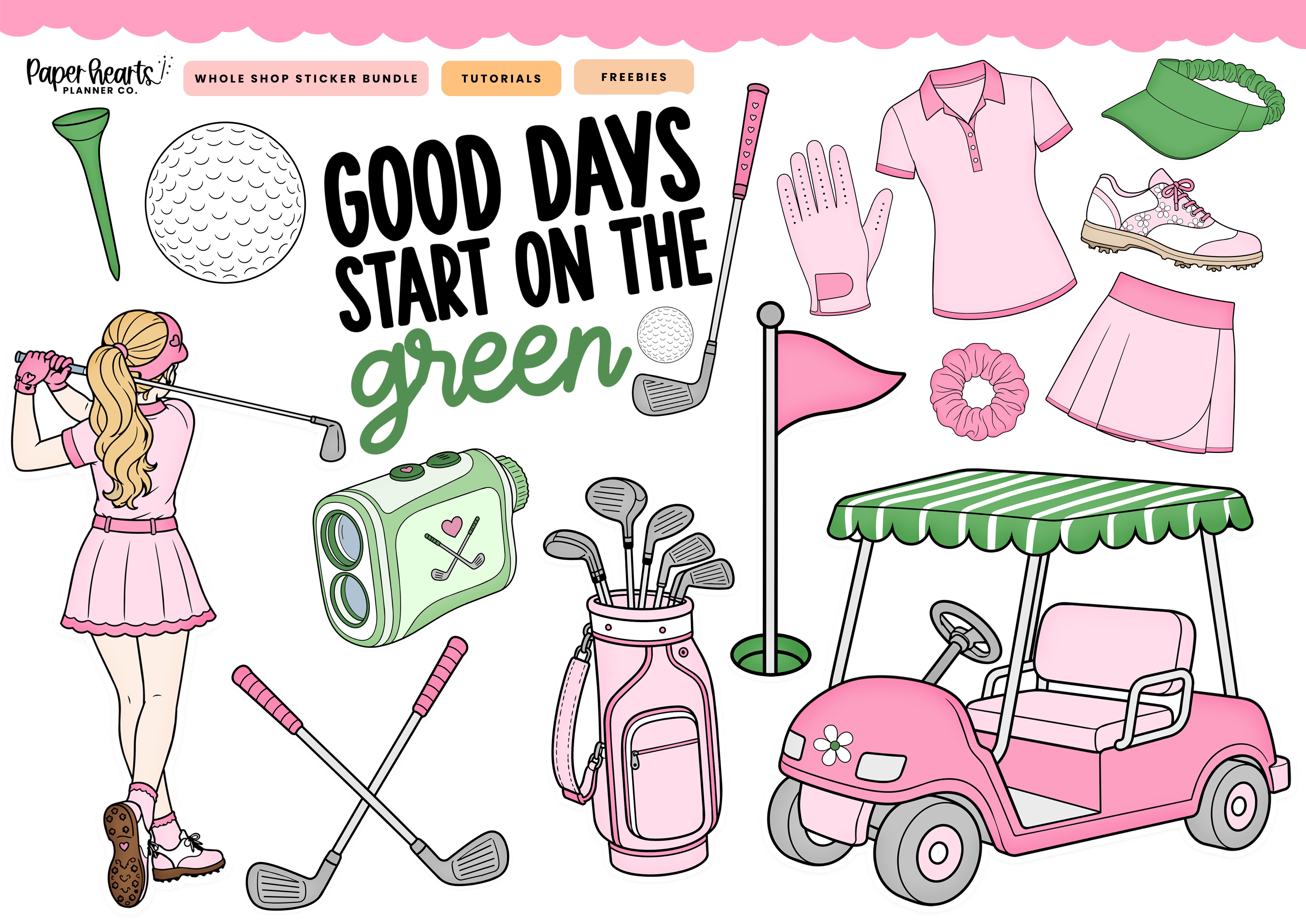 Golf Stickers